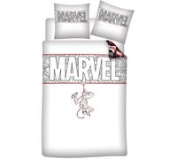 SpiderMan - Parure de Lit Enfant Coton Bio - Housse de Couette 140x200 Taie d