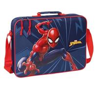 SPIDERMAN - Portefeuille extrascolaire, porte-tout, bandoulière, confortable et polyvalent, qualité et résistance, 38 x 6 x 28 cm