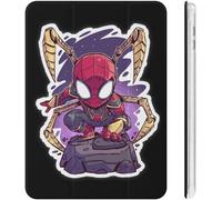 Spiderman Pu Ipad Case 2020 Antichoc Veille/Réveil Automatique Ipad 10.2in Réglage De L'angle Mignon Personnage Transparent Housse De Protection
