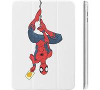 Spiderman Pu Ipad Case 2020 Antichoc Veille/Réveil Automatique Ipad 10.2in Réglage De L'angle Mignon Personnage Transparent Housse De Protection