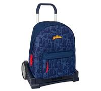 Safta Spider-man 20.79l 33x42x15 Cm Wheeled Backpack Bleu Enfants