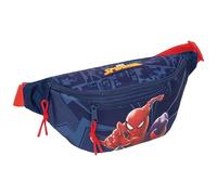 Spiderman Sac Banane avec Poche extérieure, idéal pour Les Jeunes et Les Enfants de différents âges, Confortable et Polyvalent, qualité et résistance, 23 x 9 x 12 cm