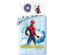 Spiderman Set Lit Housse de Couette 140x200cm Coton Spiderman Marvel Original