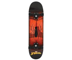 Spiderman Skateboard pour Enfants débutants | Licence Officielle Graphics Durable 7 Plis Roues en PVC Lisse | Offre Une Meilleure stabilité, Un équilibre et Un développement de la Coordination | À