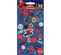 Lot de 25 autocollants en papier réutilisables Spiderman