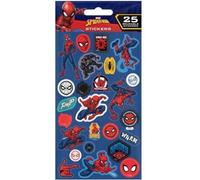 Lot de 25 autocollants en papier réutilisables Spiderman