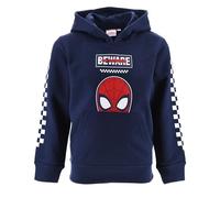 Spiderman, Sweat Shirt Garçon (FR/ES, Âge, 4 Ans, Taille Normale, Bleu Marine)