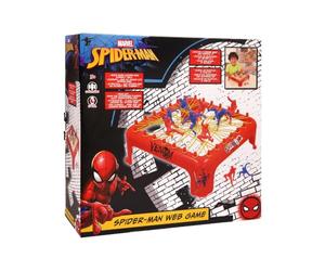 Spiderman Web Jeu d'adresse avec Figurines et élastiques + 3 Ans | Jeu d'adresse pour 2+ joueurs : retirez les gommes et évitez de prendre des figurines. Comprend 10 figurines Spiderman et 30