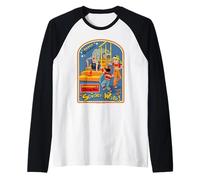Spiderwalk Exorcist Retro Vintage Funny Adult Humor Manche Raglan