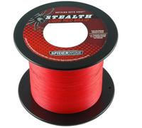 Spiderwire Stealth Code Red 1000m Bobine Cordon Tressé Rouge Norvège