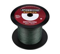 SPIDERWIRE Stealth® Superline Ligne de pêche tressée Vert Mousse 68 kg 1371 m Convient pour Les environnements d'eau Douce et d'eau salée
