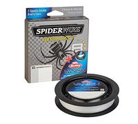 SpiderWire Ultracast Braid Vanish Fluorocarbon Double Bobine, 13,6 kg de Tresse translucide avec Ligne Fluorescente Transparente de 22,7 kg
