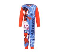 Spidey And His Amazing Friends Combinaison Spiderman pour garçons et filles, bleu, 5-6 ans