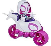 Spidey and His Amazing Friends Hasbro Collectibles Ghost SpiderCopter Cycle Multicolore
