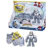 Spidey and his Amazing Friends Marvel Rhino Wrecker Ensemble de jouets Gris