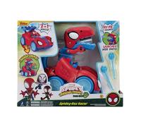 Jazwares Véhicule transformable Spidey-Rex Racer 2-en-1 20,3 cm – effets sonores, 2 fléchettes