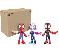 SPIDEY Box Figurine 3 GRANDI 22cm GHOST SPIDER Spiderman MILES Hasbro F5929