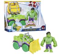 Spidey Coffret Camion démolisseur Hulk, véhicule avec figurine de 10 cm, jouets dès 3 ans, Spidey et ses Amis Extraordinaires