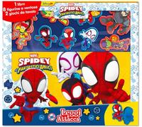 Spidey e i suoi fantastici amici. Leggi e attacca. Ediz. a colori. Con 8 figurine a ventosa. Con tabellone