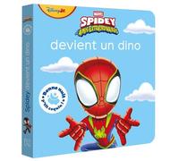 SPIDEY ET SES AMIS EXTRAORDINAIRES - Bonne nuit, p'tit coquin - Spidey devient un dino - MARVEL Spidey et les dinos - Walt Disney Company - Hachette Disney - cartonné - Album éveil dès la naissance