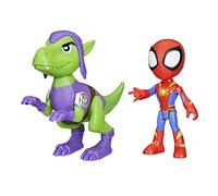 Spidey et Ses Amis Extraordinaires Dino-Webs, Coffret de Figurines Spidey et Goblin Raptor