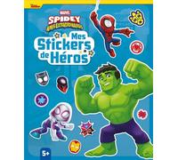 SPIDEY ET SES AMIS EXTRAORDINAIRES - Mes Stickers de héros - MARVEL - Collectif - Hachette Disney - broché - Document jeunesse