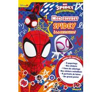 Spidey et ses amis extraordinaires - Mon coffret Spidey - À la rescousse ! - Dans ce coffret: 3 papertoys, des stickers, 1 livre de coloriage, des stickers métallisés, 4 portraits de héros, un grand p