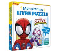 SPIDEY ET SES AMIS EXTRAORDINAIRES - Mon Premier Livre Puzzle - 5 puzzles 4 pièces - MARVEL: Spidey et ses amis extraordinaires
