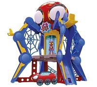 Spidey et Ses Amis Extraordinaires Web-Spinners, Quartier général de Spidey et Ses Amis avec Figurine, véhicule et Accessoires