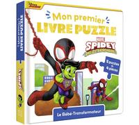 SPIDEY ET SES AMIS EXTRAS - Mon Premier livre puzzle - 4 pcs - MARVEL - Le bébé-Transformateurs