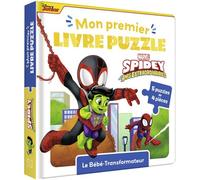 SPIDEY ET SES AMIS EXTRAS - Mon Premier livre puzzle - 4 pcs - MARVEL - Le bébé-Transformateurs: Le bébé Transformateur