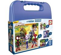 Spidey & His Amazing Friends - Malette De 4 Puzzles Progressifs
