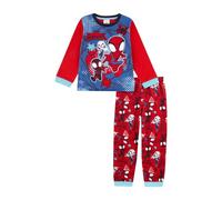 Spidey & His Amazing Friends Pyjama long pour garçon | Pyjama Spiderman pour garçon | Produit officiel Spidey, Rouge, 4-5 Years