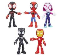 Spidey pack 5 figurines Collection de héros, jouet enfants, Spidey et ses Amis Extraordinaires, Dès 3 ans