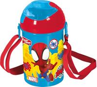 Gourde Automatique Spidey Team - Gourde Pop Up 450 ML (Gourde Pop Up Spidey - Spiderman)