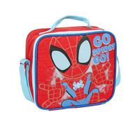 Spidey Thermal Lunch Box - Rouge - 21,5x8,5x19cm - Petit sac à dos avec fermeture à glissière et poignée réglable - Produit original conçu en Espagne