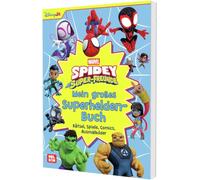 Spidey und seine Super-Freunde: Mein großes Superhelden-Buch: Rätsel, Spiele, Comics, Ausmalbilder | Mitmachbuch für Kinder ab 4 Jahren