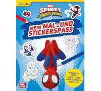 Spidey und seine Super-Freunde: Mein Mal- und Stickerspaß: Malbilder, Rätsel, bunte Sticker und Sticker zum Ausmalen! | Für Kinder ab 4 Jahren