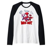 Spidey Web Out Manche Raglan
