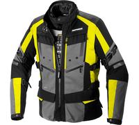 Spidi 4 Season Evo H2Out Veste textile moto, noir-jaune, taille M pour homme