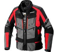 Spidi 4 Season Evo, veste en textile H2Out XL Noir/Gris/Rouge Noir/Gris/Rouge