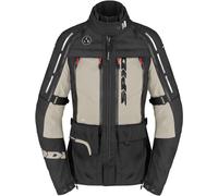 Spidi 4 Season V3 H2Out imperméable dames moto textile veste, gris/beige, Taille XXL