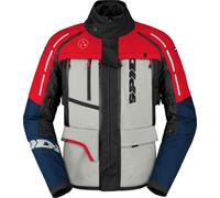 Spidi 4 Season V3 H2Out, veste textile H2Out XL Gris Clair/Rouge/Bleu Foncé/Noir Gris Clair/Rouge/Bleu Foncé/Noir