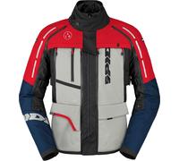 Spidi 4 Season V3 H2Out Veste textile imperméable, Glace/Rouge/Bleu, Taille L