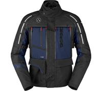 Spidi 4 Season V3 H2Out Veste textile imperméable, noir/bleu, Taille XL