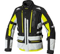 Spidi Allroad, veste en textile H2Out XL Gris clair/Jaune Néon Gris clair/Jaune Néon