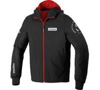 Spidi Armor Evo Hoodie de moto, noir-rouge, taille XL pour homme