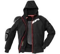 Spidi Armor Veste Textile a Capuche, Noir, XL