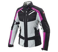 SPIDI Blouson H2Out 4 Season Femme, Noir/Fuchsia, Taille XXL