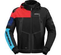 SPIDI Blousons et Vestes impermeable moto Hombre HOODIE WARRIOR H2OUT® RED BLUE M